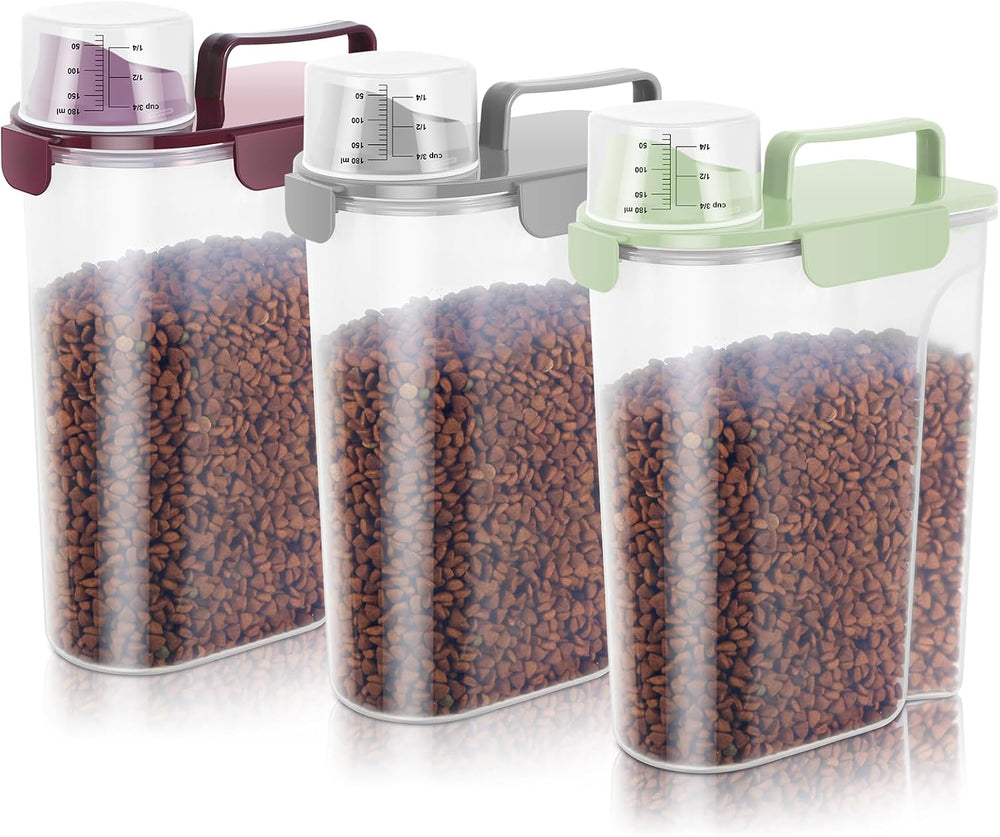 5-7Lbs Portable Cat Dog Food Storage Container