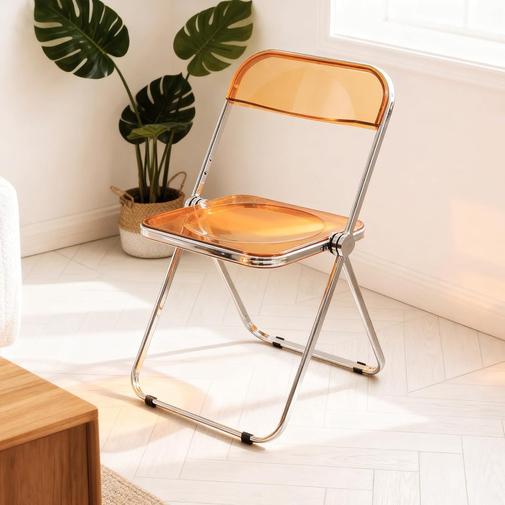 Modern Transparent Folding Chair- Acrylic Folding Chairs-Acrylic Ghost Stacka...
