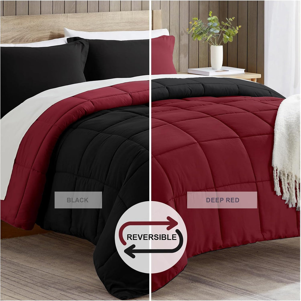 satisomnia California King Comforter Set 3 Piece, Lightweight Bed Comforter