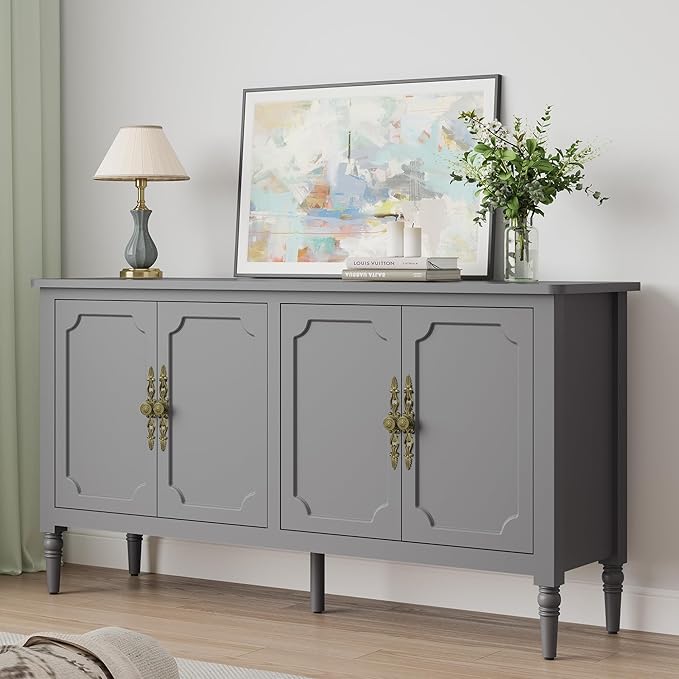 RoyalCraft 59'' Sideboard Buffet Cabinet with Storage, Modern Buffet ...
