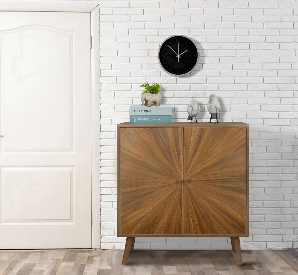 ZYBT Modern Sideboard Buffet Cabinet with Crafted Door, Mid Century Accent St...