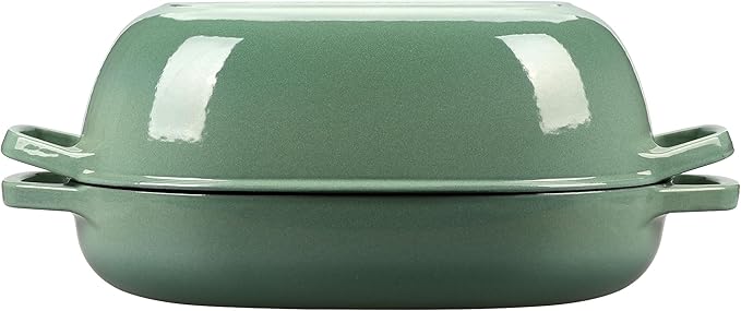 EDGING CASTING Enameled Cast Iron Oval Dutch Oven Pot