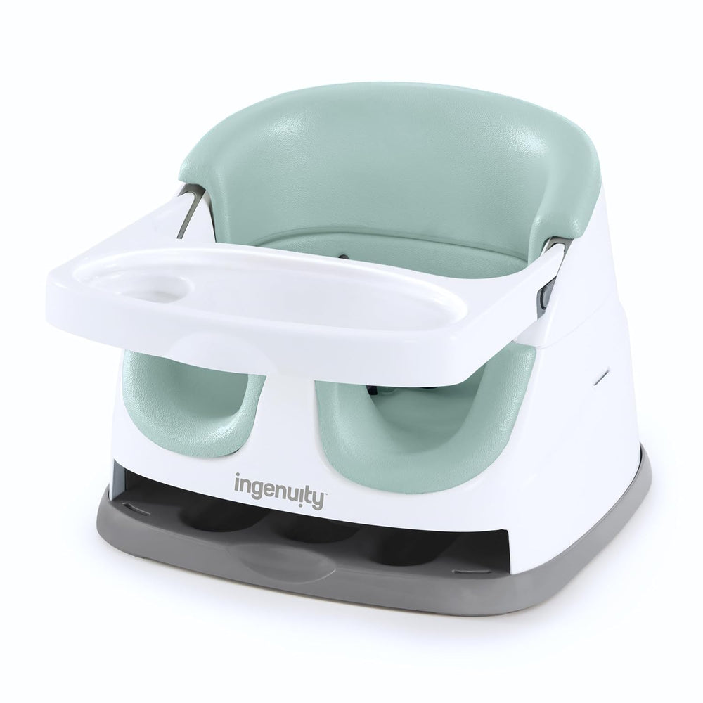 Ingenuity Baby Base 2-in-1 Booster Feeding and Floor Seat with Tray