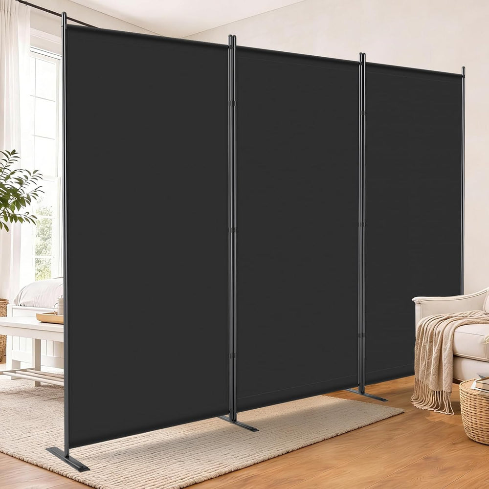 AKTOP 3 Panel Room Divider 6FT โ 103" W x 70" H Folding Privacy Scr...