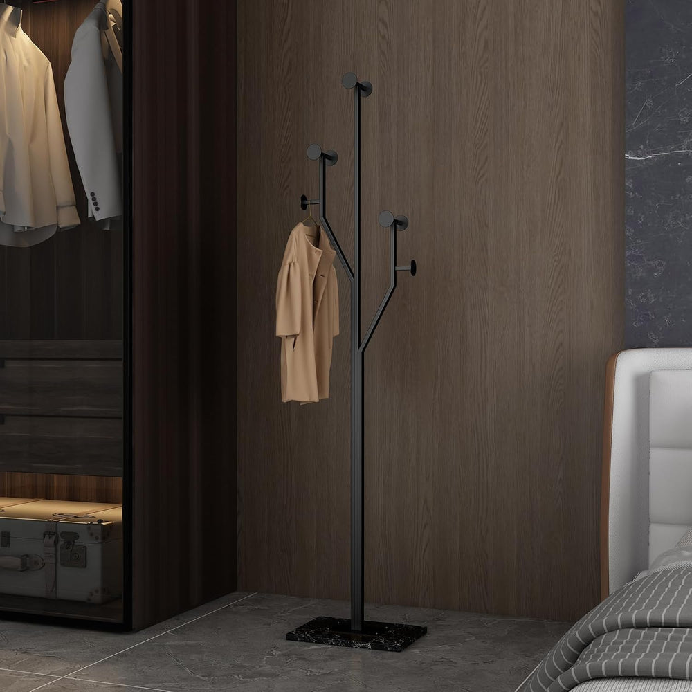 JIAYUEJU Freestanding Coat Rack Tree-shaped Metal Coat Tree with Heavy Duty M...