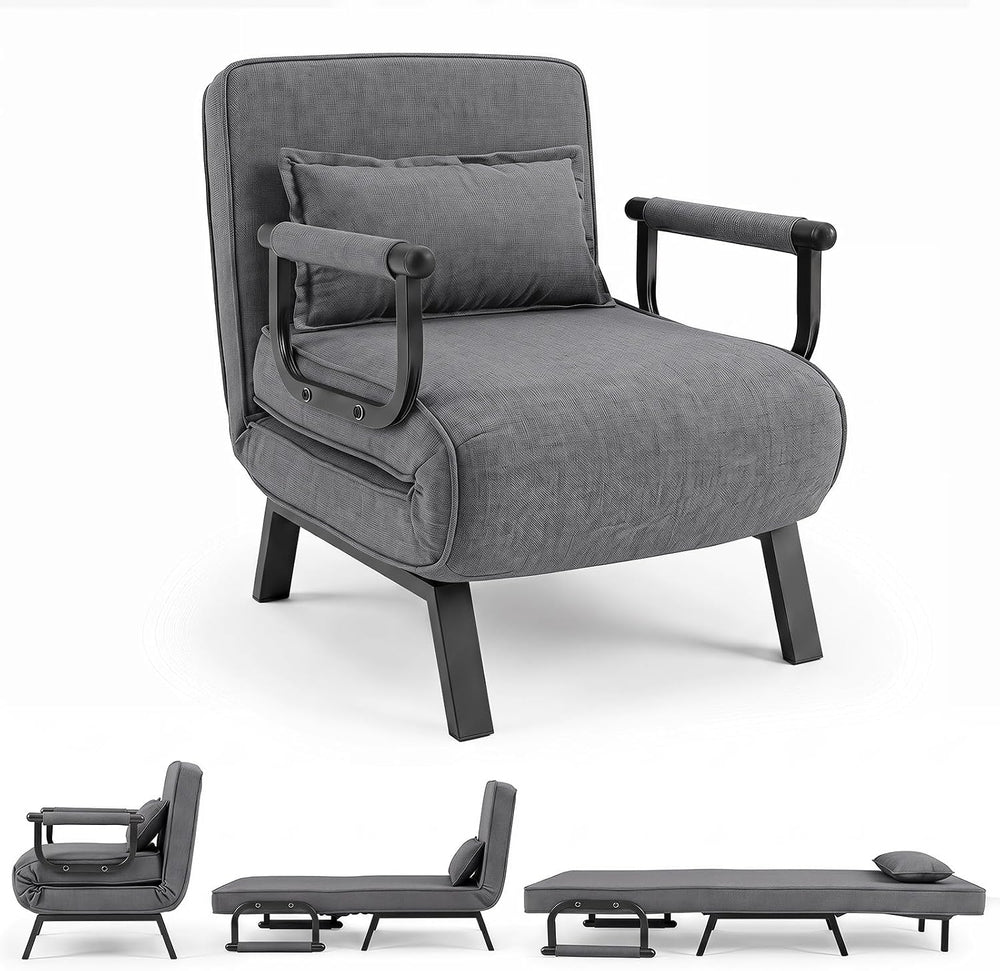 KOMFOTT Convertible Sleeper Chair Bed, 3-in-1 Folding Sofa Bed