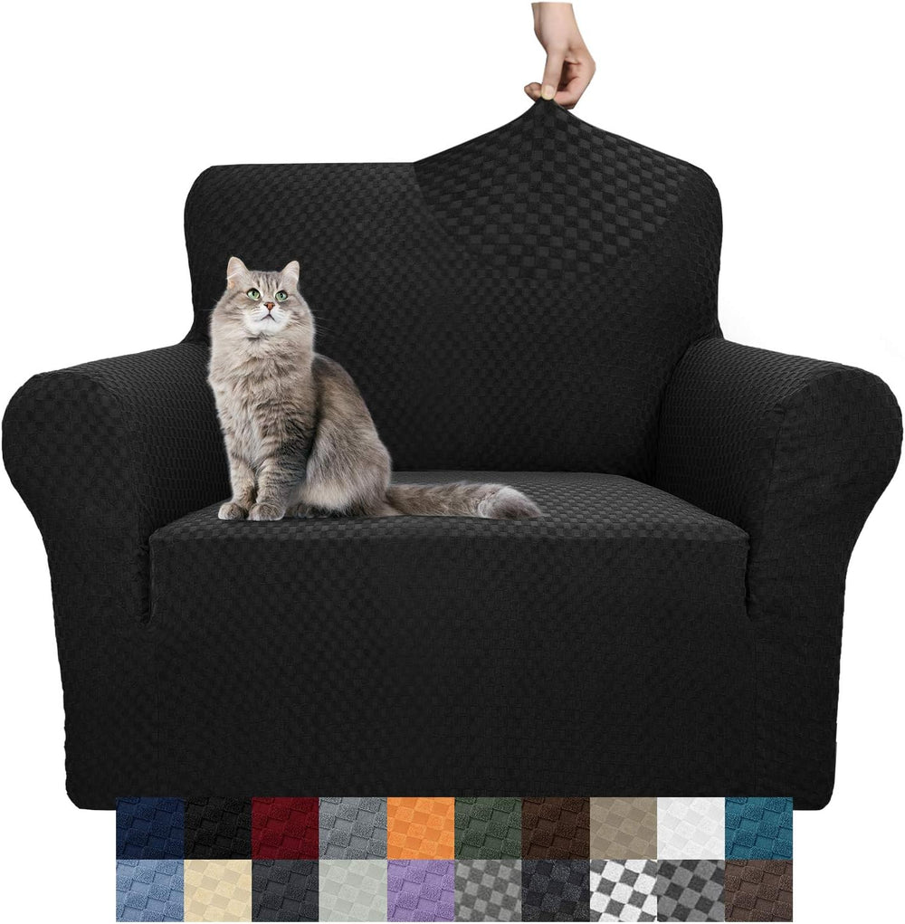 YEMYHOM Couch Cover Latest Jacquard Design High Stretch Sofa Chair Covers for...