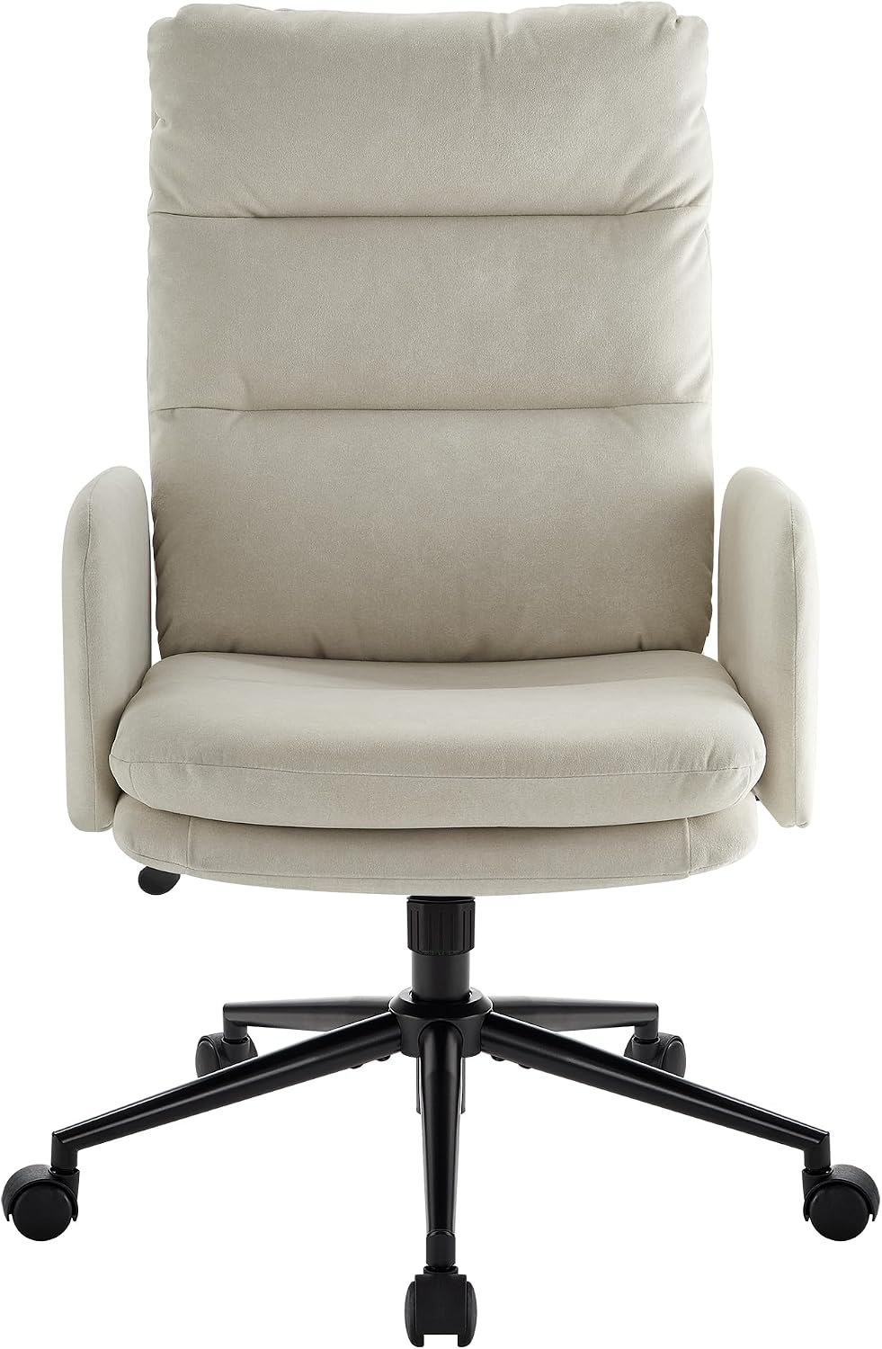 IWMH High Back Home Office Chair,Upholstered Desk Chair with Armrests