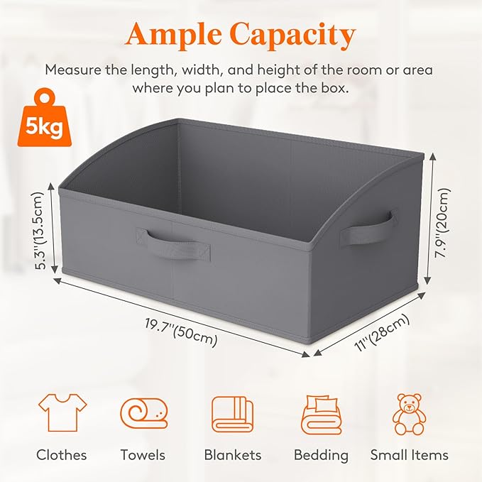 Lifewit Trapezoid Closet Storage Bins