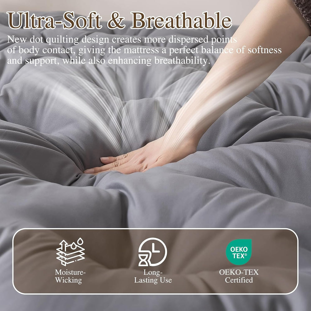 SHOUREN Japanese Futon Mattress Floor Mattress 3" Tatami Mat,Shredded Me...
