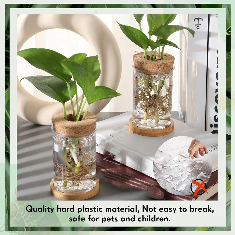 Baderke 12 Pack Propagation Vases for Plants, Classic Style