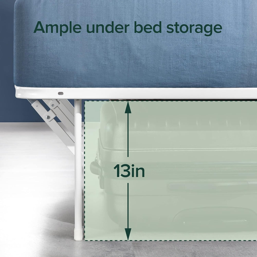 Zinus SmartBase Tool-Free Assembly Mattress Foundation, 14 Inch Metal Platfor...