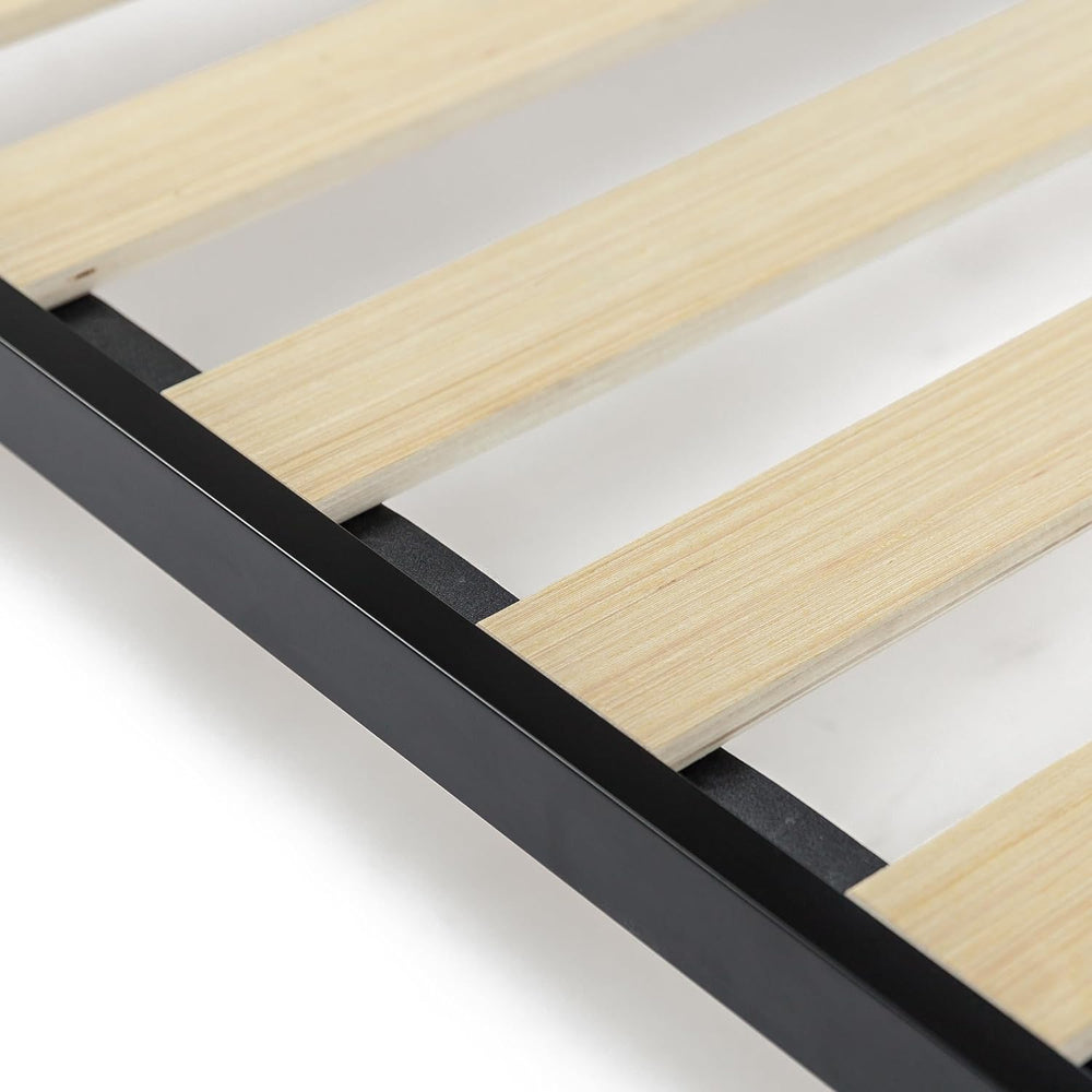 Zinus 1.6 Inch Deepak Easy Assembly Wood Slat Bunkie Board, Full