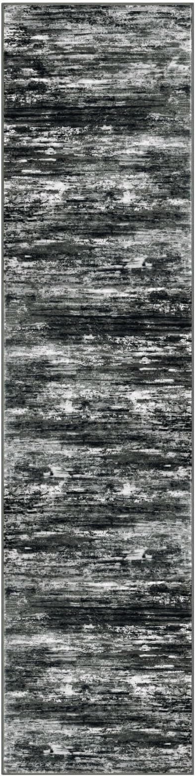 KOZYFLY Modern Abstract Hallway Runner Rug, 2x8 Kitchen Rugs Non-Slip Washable