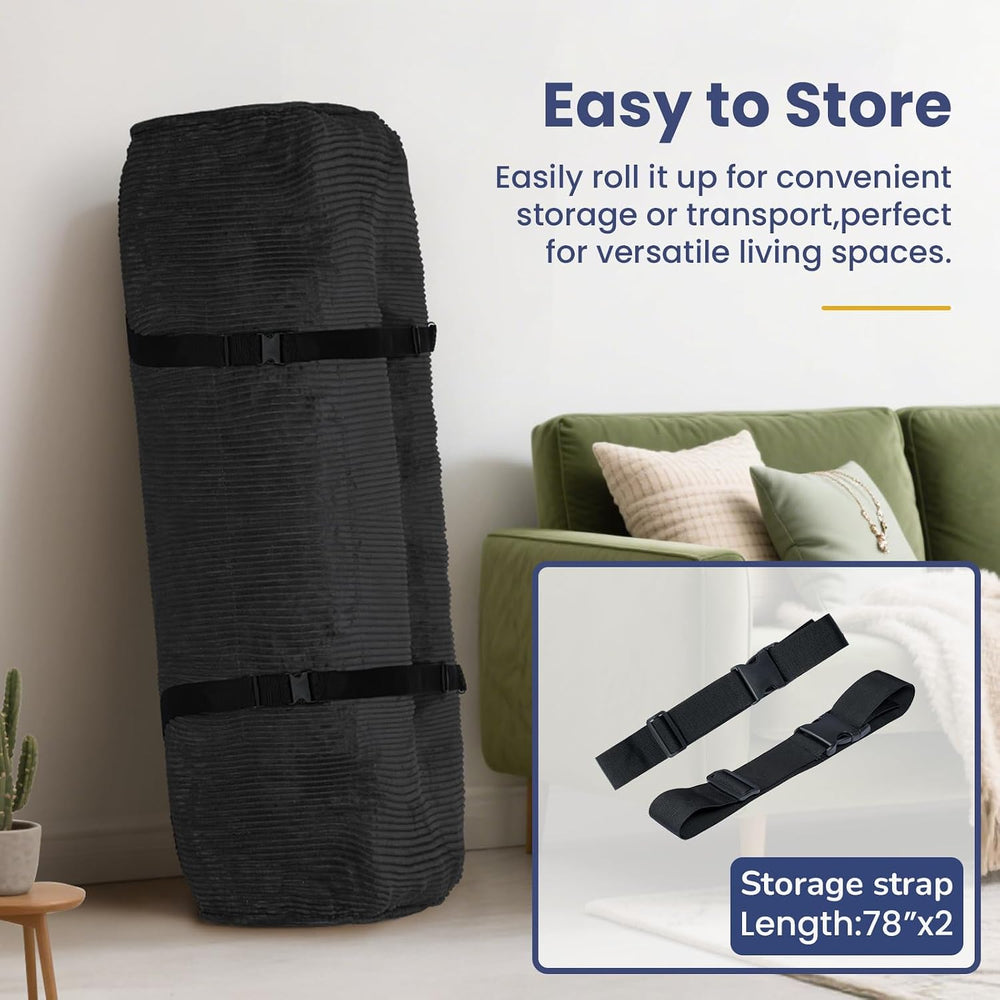 JUIKURY 8" Futon Mattress Queen Size, Thick Futons Sofa Couch Bed Sleepe...