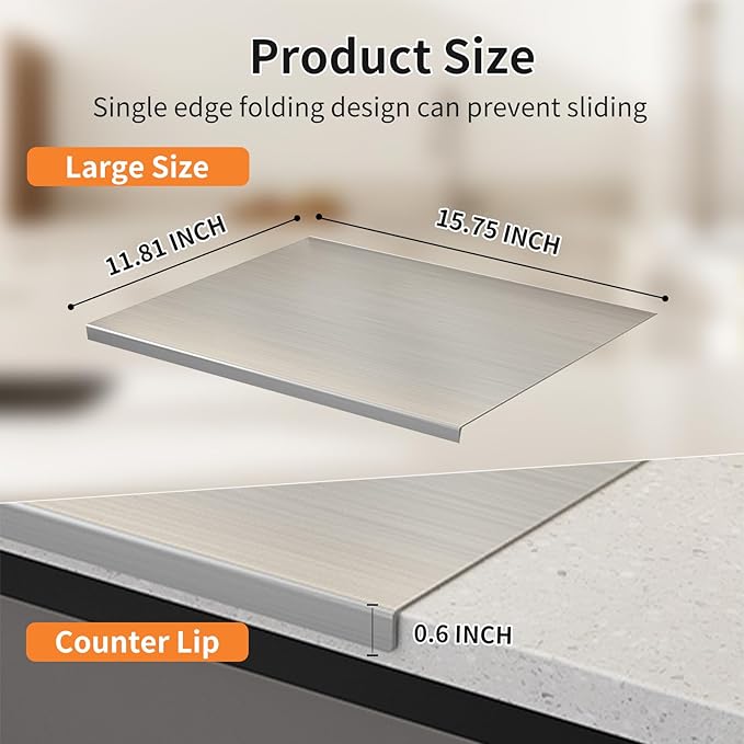 Large Stainless Steel Cutting Boards