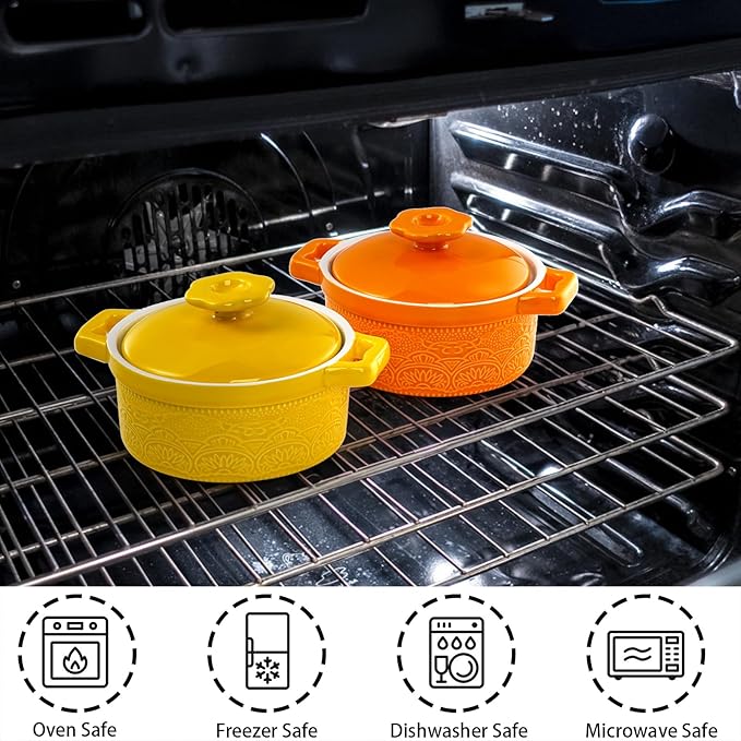 Hacaroa Set of 6 Mini Cocotte
