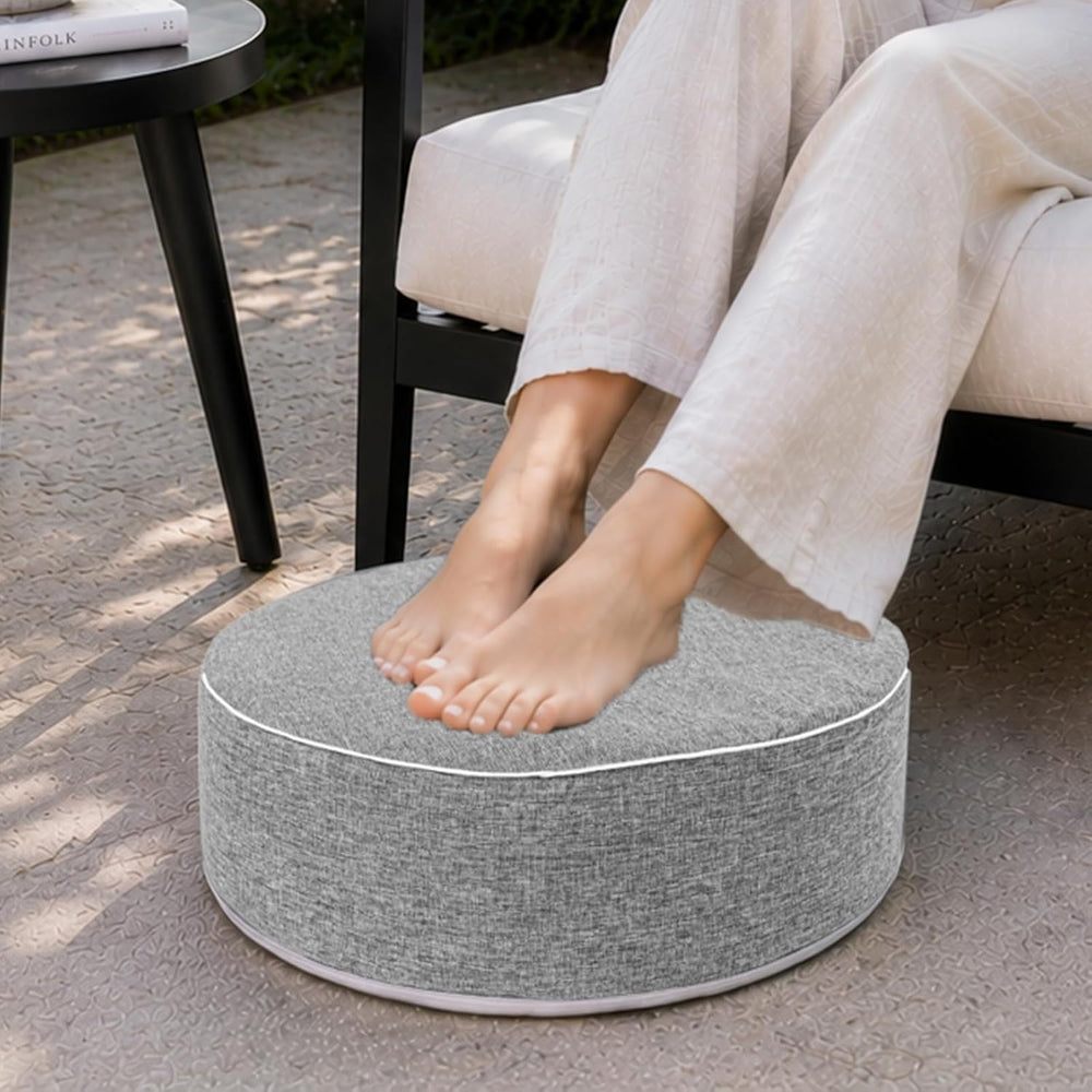 Round Floor Cushions - 20" x 6" Indoor-Outdoor Flexible Seating for...