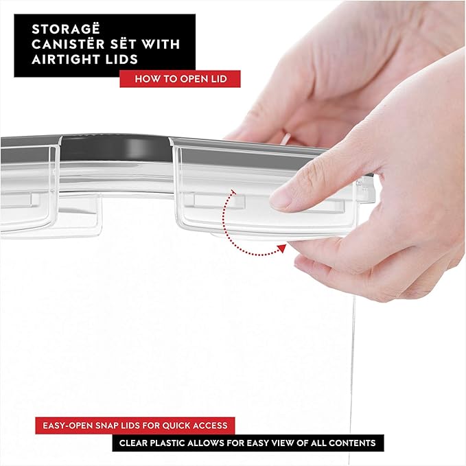 DWËLLZA KITCHEN Airtight Food Storage Container Set