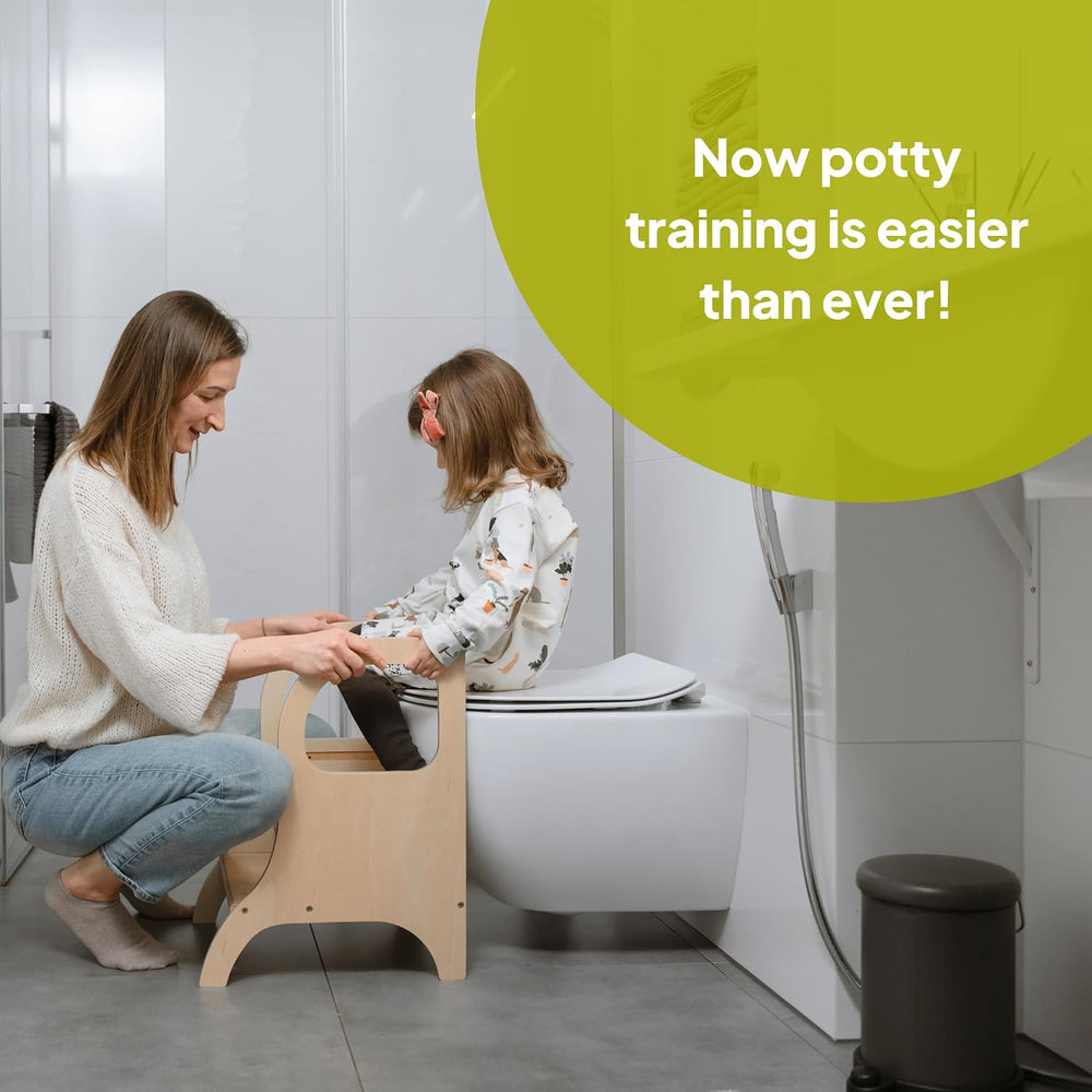 Ette Tete MIIMO • Adjustable Height Toodler Step Stool • Potty Training Toile...
