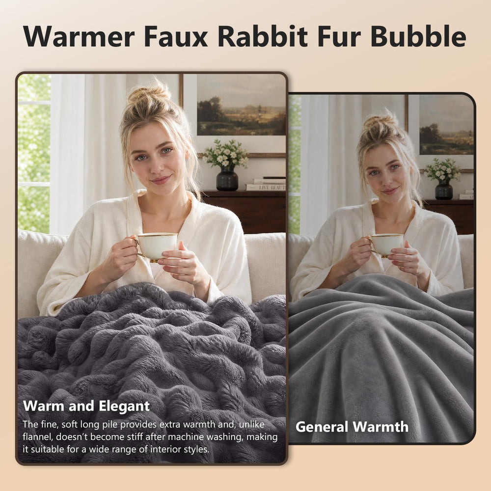 Heated Blanket Electric Throw, 10 Heat Settings 9Hour Auto Shut Off