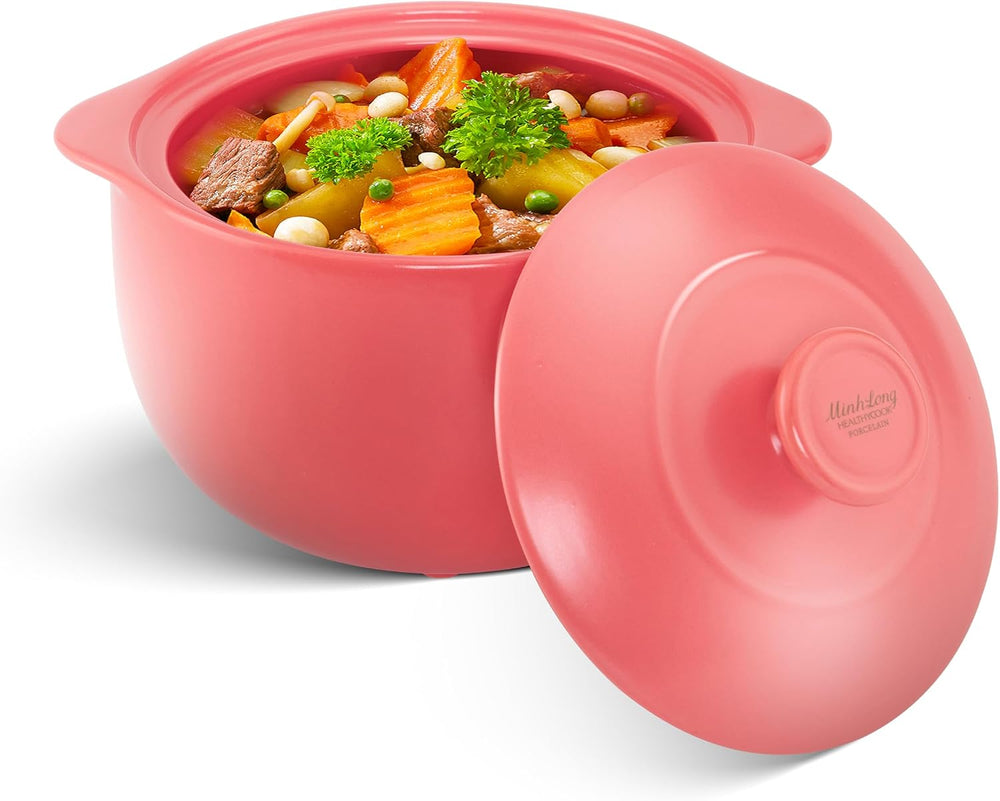 MINH LONG 3-Qt Porcelain Dutch Oven