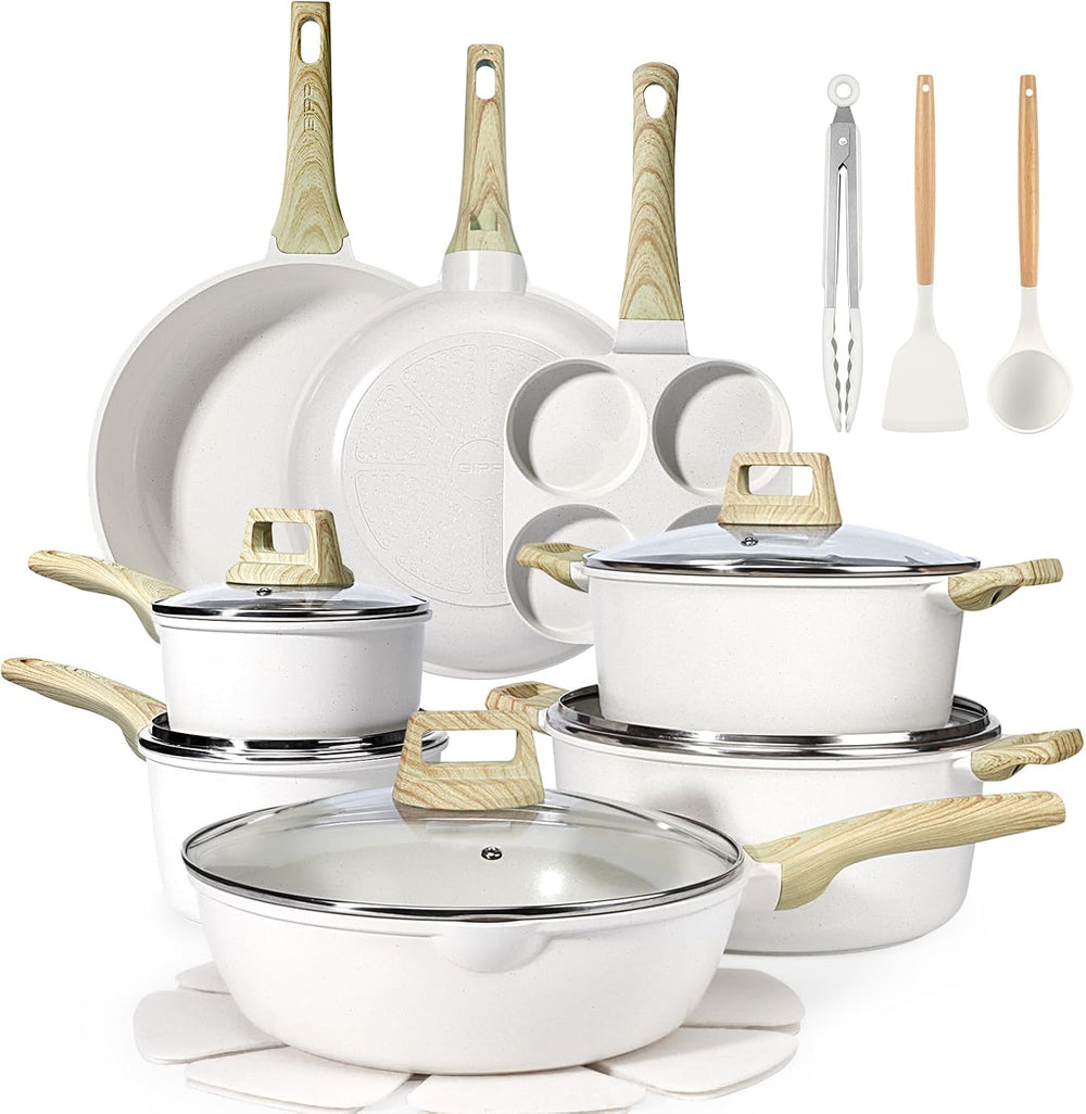 GiPP Ceramic Pots and Pans Set Non Stick