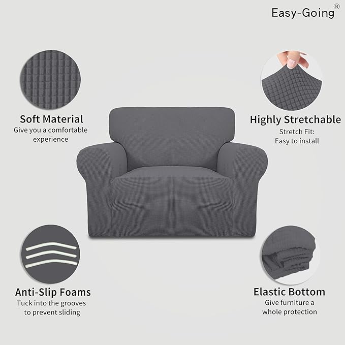 Easy-Going Stretch Oversized Chair Sofa Slipcover 1-Piece Couch Sofa Cover