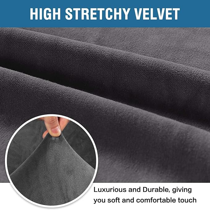 H.VERSAILTEX Stretch Velvet Sofa Covers