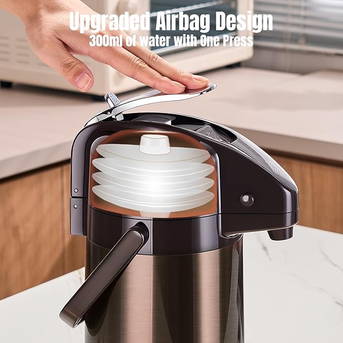 PARACITY Upgraded Airpot Coffee Carafe