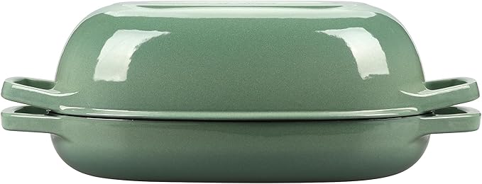 EDGING CASTING Enameled Cast Iron Oval Dutch Oven Pot