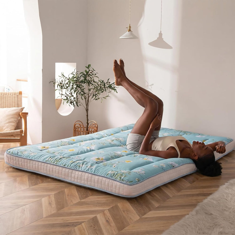 MAXYOYO Futon Mattress, Japanese Floor Mattress Folding Sleeping Pad