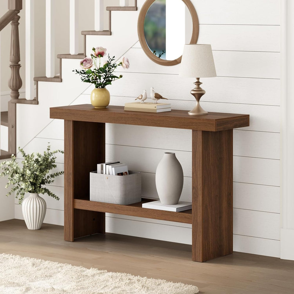 MAHANCRIS Console Table, 39.4'' Entryway Table for Hallway, Narrow So...