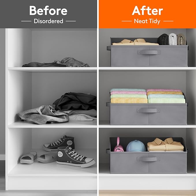 Lifewit Trapezoid Closet Storage Bins