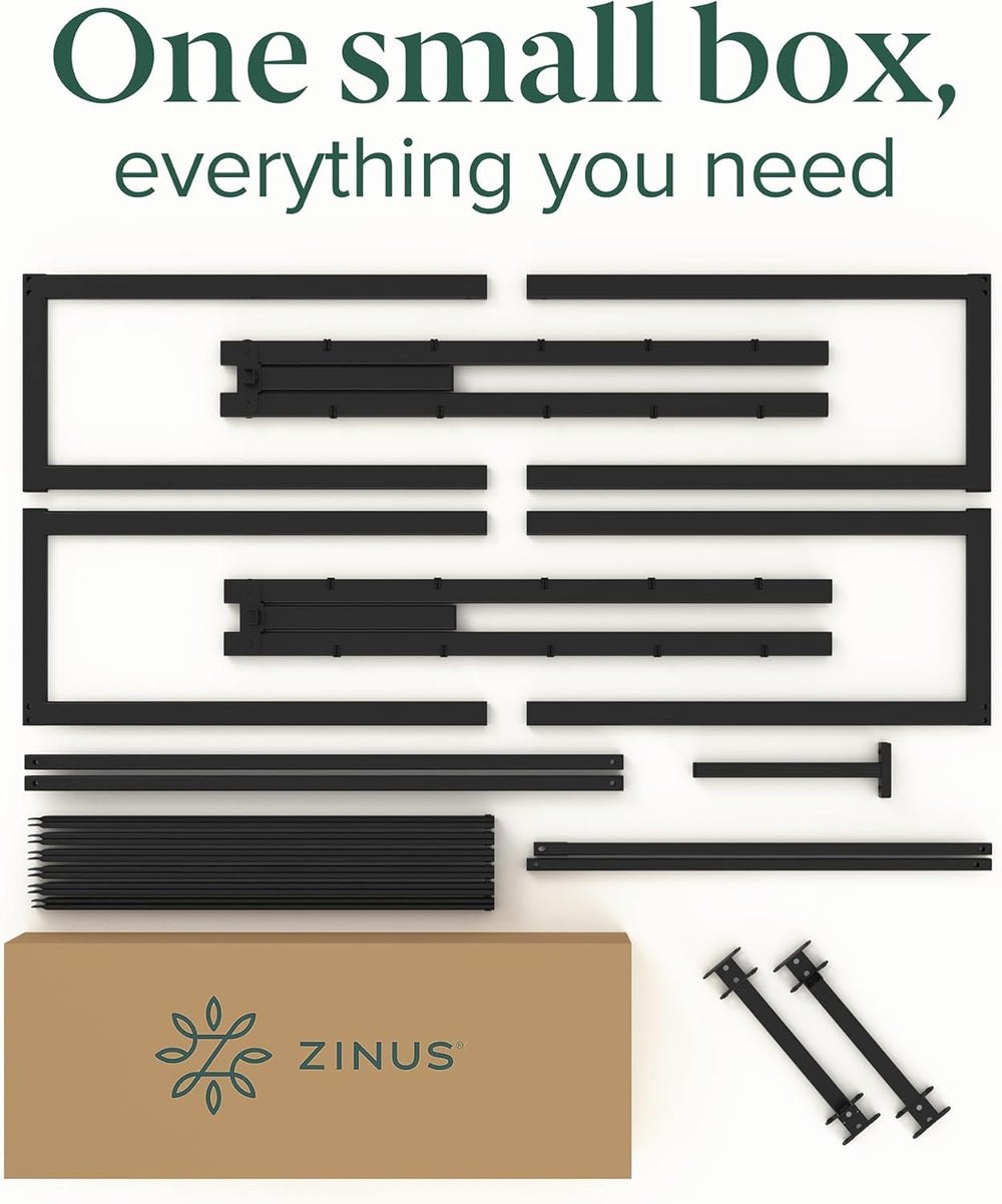 Zinus ABEL 14 Inch Platform Bed Frame, Steel Slat Support, Easy Assembly, No ...