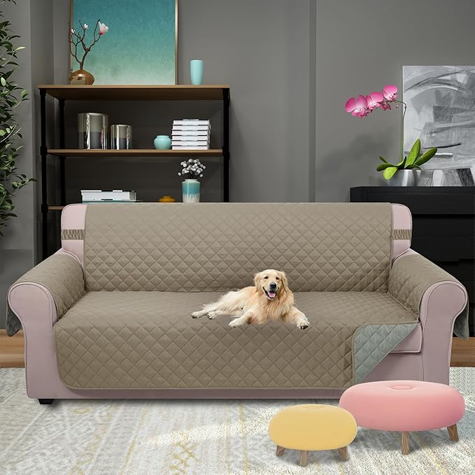 U-NICE HOME Large Sofa Cover Reversible Couch Cover
