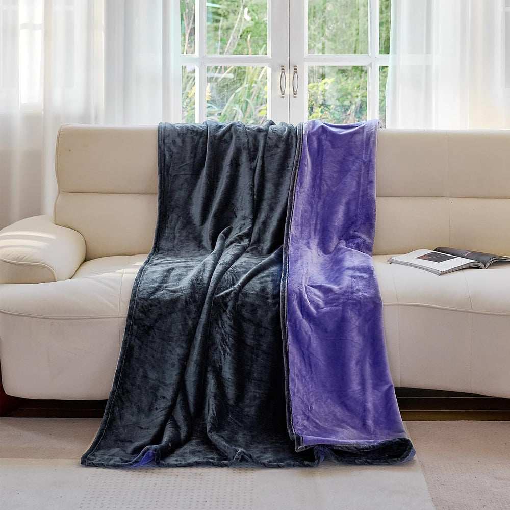 Reversible Waterproof Bed Blanket 90"x80", Stain & Leak Proof, ...
