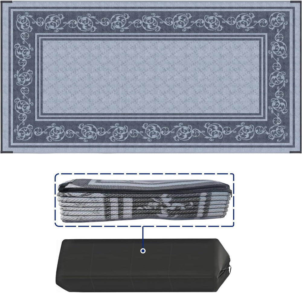 EEZ RV Products 9x18VG Heavy Duty Reversible/Durable Outdoor Patio/RVing Mats...