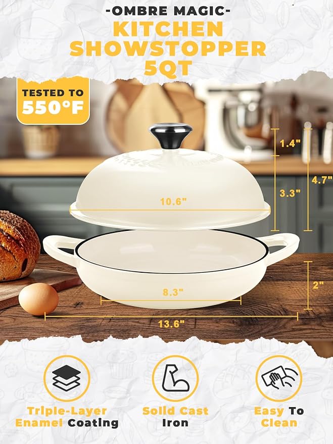 Dutch Oven Bread Baking Pot