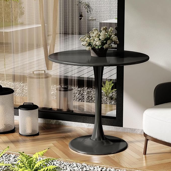 SoarFlash Kitchen Table and Chairs for 2, 24" Dining Table Set for 2 wit...
