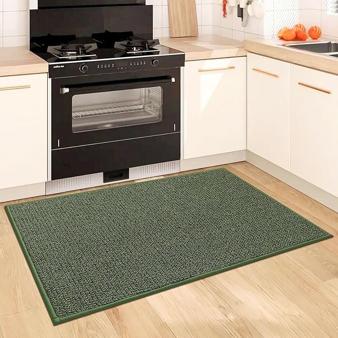 BEQHAUSE Kitchen Rugs 32"x48", Non-Slip Kitchen Mats