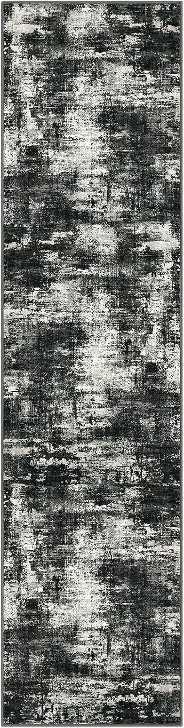 Lansny Abstract Washable 2x8 Runner Rug Runners for Hallways Non Slip