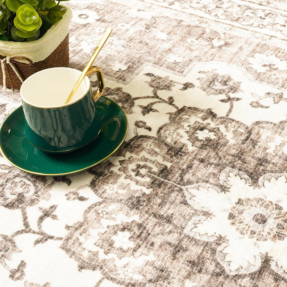 Soft 10x14 Area Rug: Large Rugs for Living Room Soft Stain Resistant Carpet