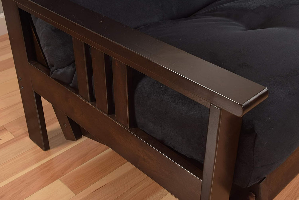 Kodiak Furniture Monterey Futon Set with Storage Drawers, with Espresso Base ...