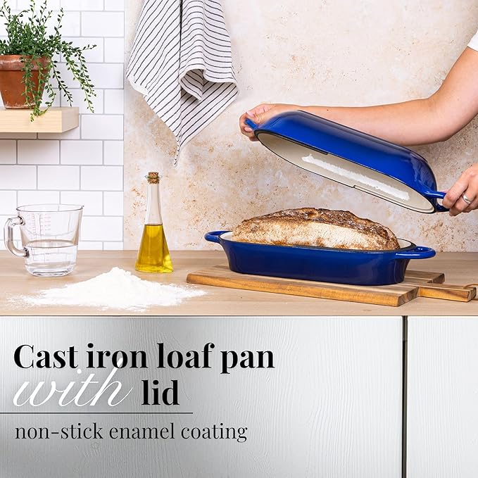 Enamelled Cast Iron Bread Loaf Pot – Dutch Oven