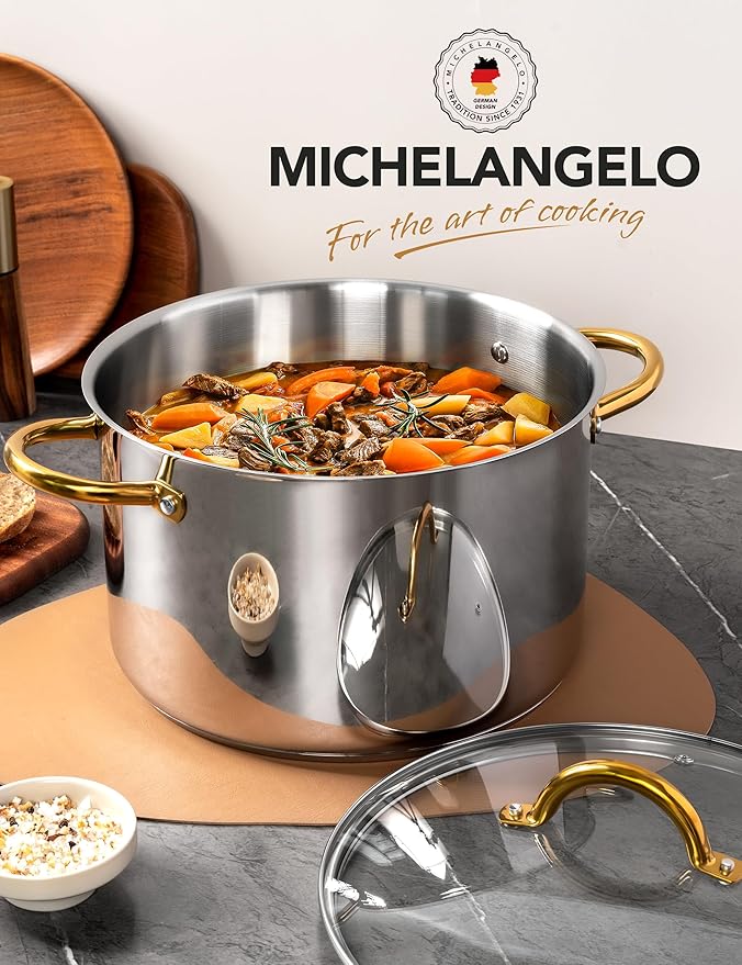 MICHELANGELO Stainless Steel Pots
