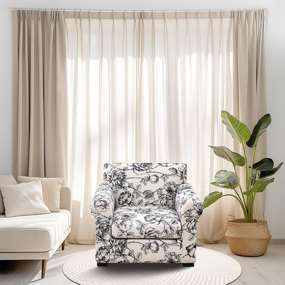 FUANGUI 2 Piece Chair Covers Armchair Arm Covers Chair Couch Covers