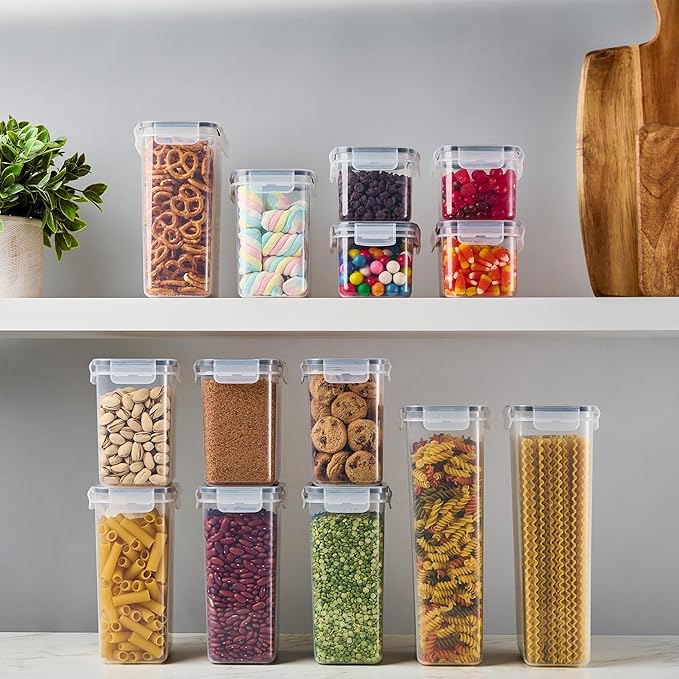 DWËLLZA KITCHEN Set of 14 Airtight Food Storage Containers
