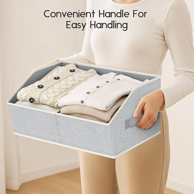 Homsorout Large Closet Organizers and Storage Bins