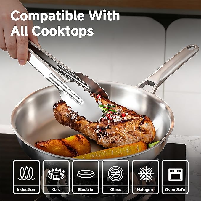 12 Inch Stainless Steel Pan